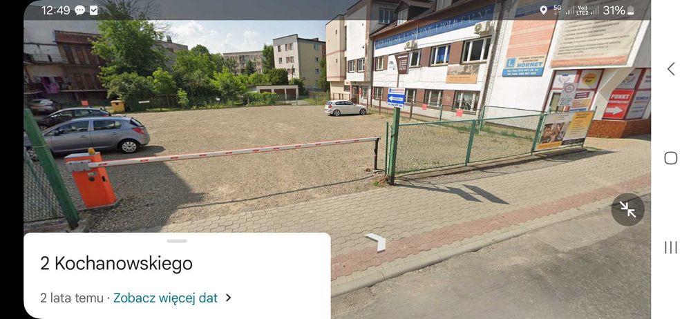 PARKING - miejsce postojowe 24 h   ul. Lwowska / Kochanowskiego