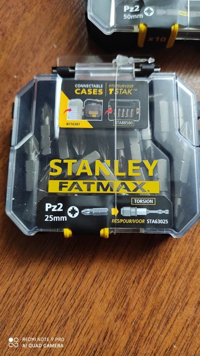 Біти Pz2, Irwin, Stanley, імпакт, кейс Tstak