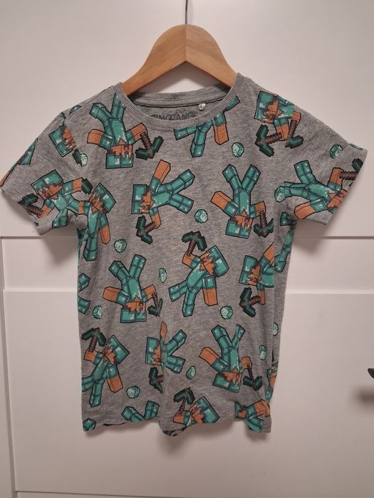 Reserved minecraft koszulka chlopieca 128cm