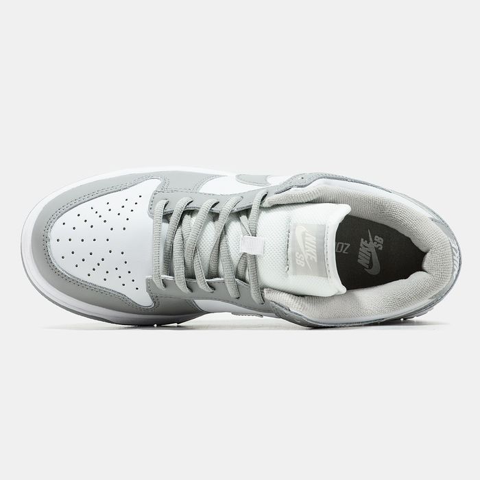 Nike SB Dunk Low White Grey 37-45р найк данк