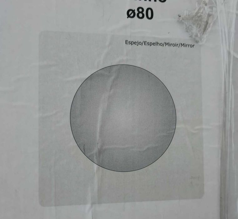 ESPELHO CIRCULAR 80CM (tenho 2 unidades)