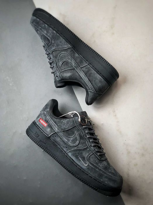 (БЕЗ ПЕРЕДОПЛАТИ) Nike Air Force 1 '07 Low Supreme Grey найк аір форс