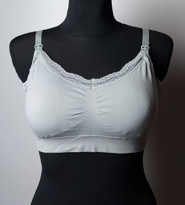 H&M_bezszwowy biustonosz do karmienia_L/90D