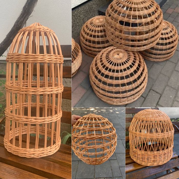 Наявність плафон люстра торшер лампа нічник абажур з лози плетений