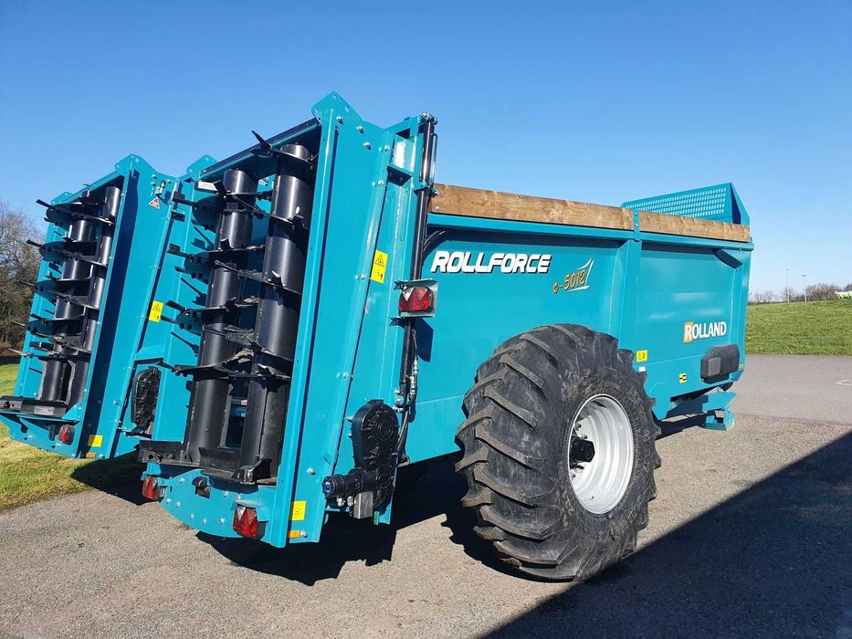 Rozrzutnik obornika ROLLAND RF5514 wałki pionowe 12 ton NOWY PROMOCJA