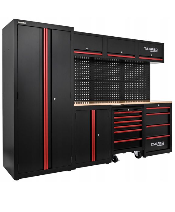 Меблі в гараж, стелаж верстак стінка стелажі стіл мебель модульні 8шт.