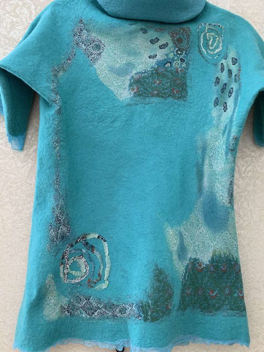 Валяне авторське Handmade з вовни та шовку, бохо