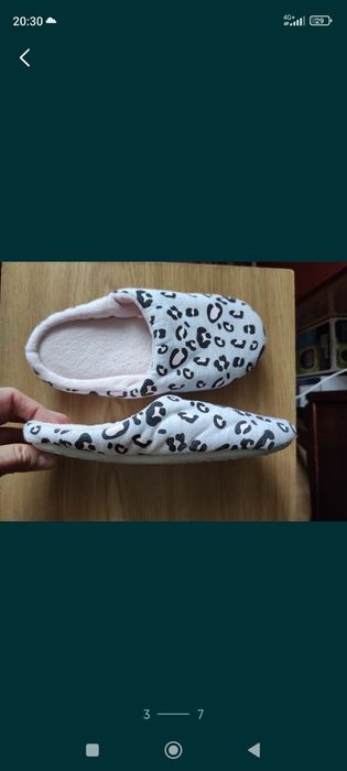 Практически новые удобные тапочки  HsM  по стельке 19см. Англия