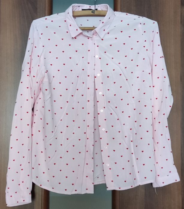 Koszula różowa w serduszka