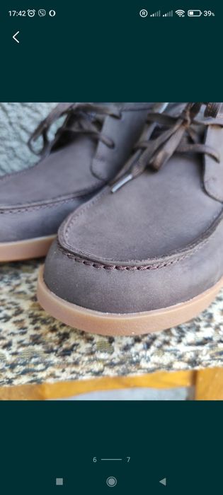 Clarks.Ботинки кожаные мужские