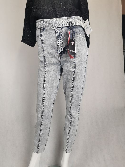 Nowe oryginalne spodnie jeansowe damskie Guess rozm 29 szare