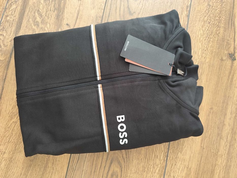 Nowe męskie dresy kompletne Hugo Boss M spodnie bluza bawelna