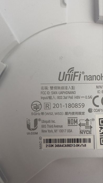 Uniquiti Access Point nanoHD