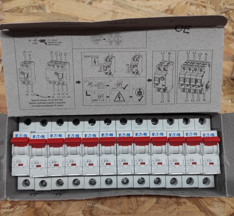 Wyłączniki nadprądowe Eaton b10