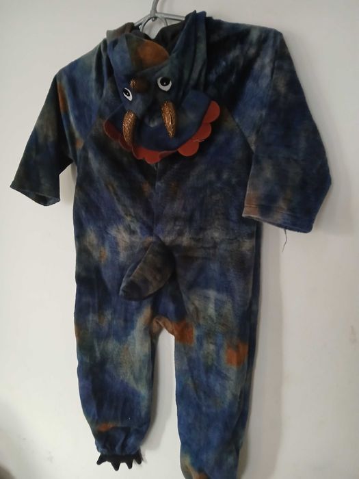 Dinozaur kostium przebranie strój r. 92 cm