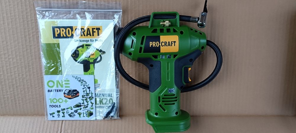 Аккумуляторный компрессор Pro•Craft LK-20 – без АКБ и ЗУ