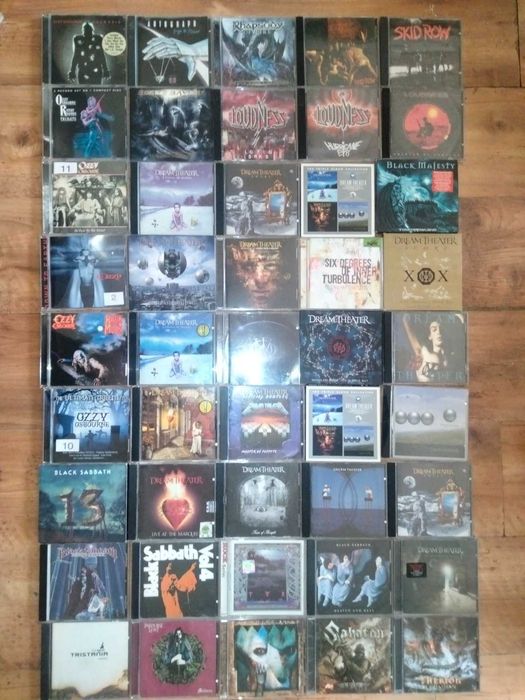 Zestaw cd. P.J. Band Deep Purple Rainbow Black Sabbath Europe Krokus