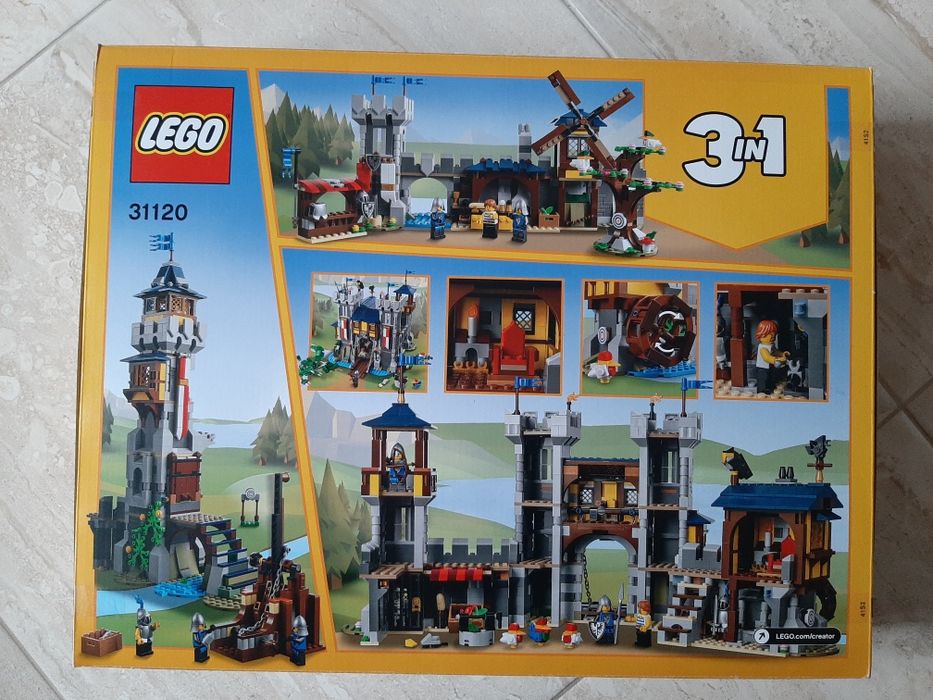 zestaw Klocki LEGO Creator 3w1 31120 - Średniowieczny zamek nowy