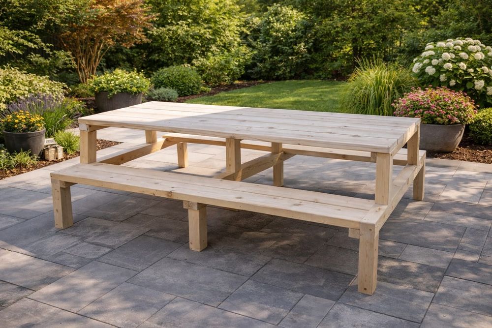 Meble ogrodowe stół piknikowy