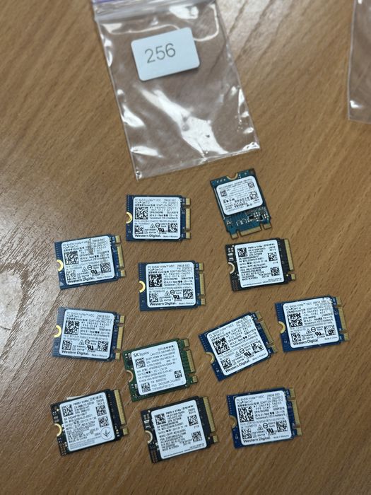 SSD M.2 2230 NVMe 256 Gb різні виробники, ОПИС