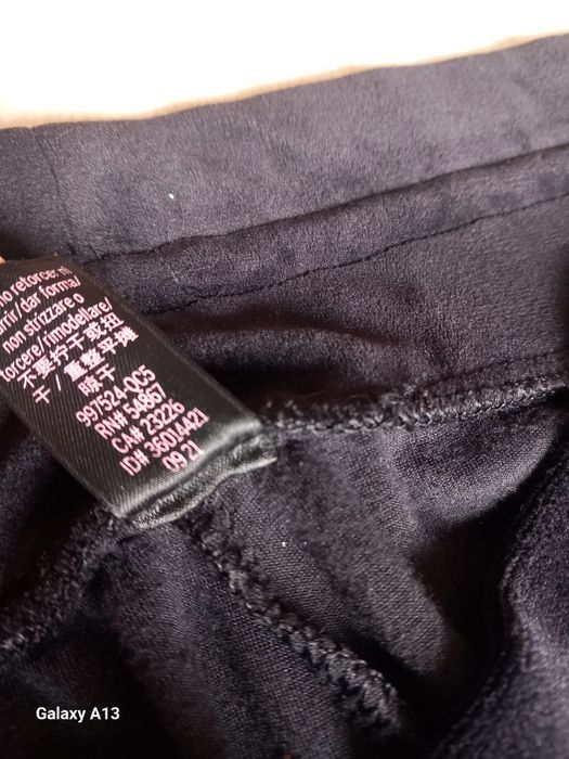 Victoria's Secret welurowe spodnie L