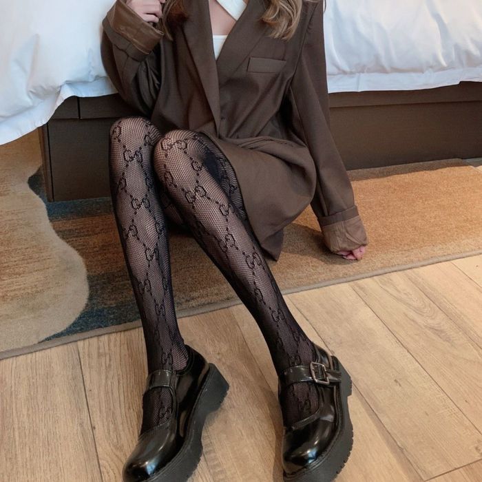 Трендові колготки в сіточку Gucci