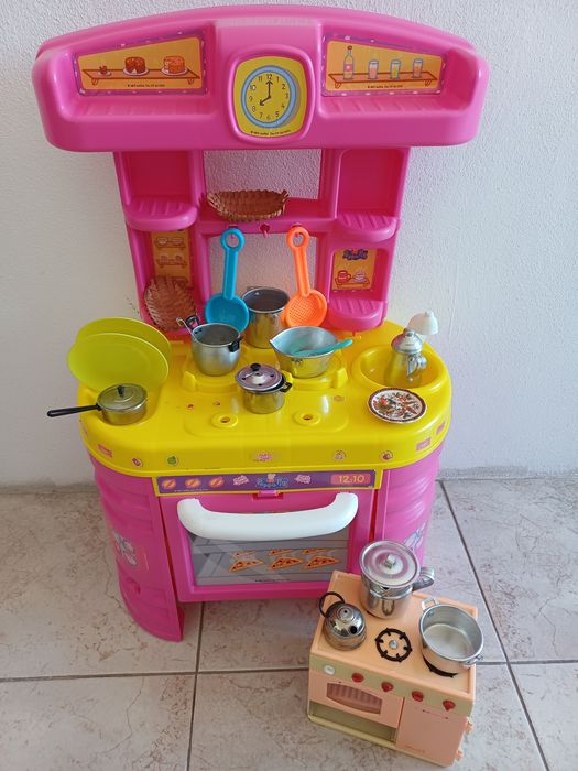 Cozinha de brincar com acessórios