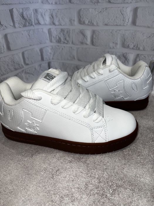 Кросівки DC shoes 39 ус. 25 Court Graffik кроссовки біліgum