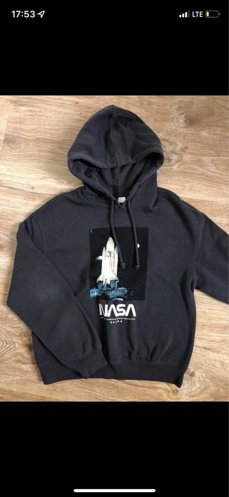 Bluza szara nasa z kapturem