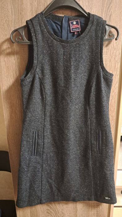 Платье сарафан тёплый 30% шерсти Superdry Индия