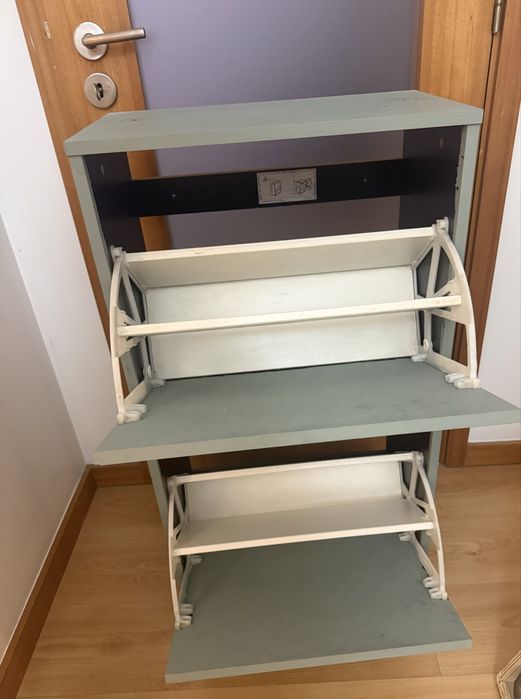 Sapateira ikea verde