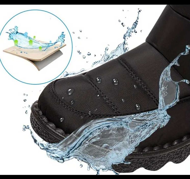 Теплі бавовняні чобітки (дутіки) жіночі 37 р.