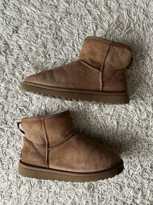 Ugg mini classic bailey bow brazowe sniegowce rozmiar 38