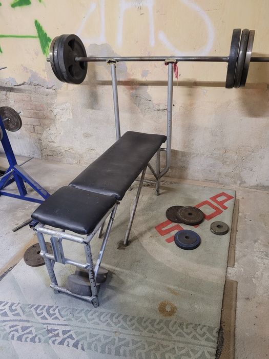 Ławeczka do ćwiczeń spawana