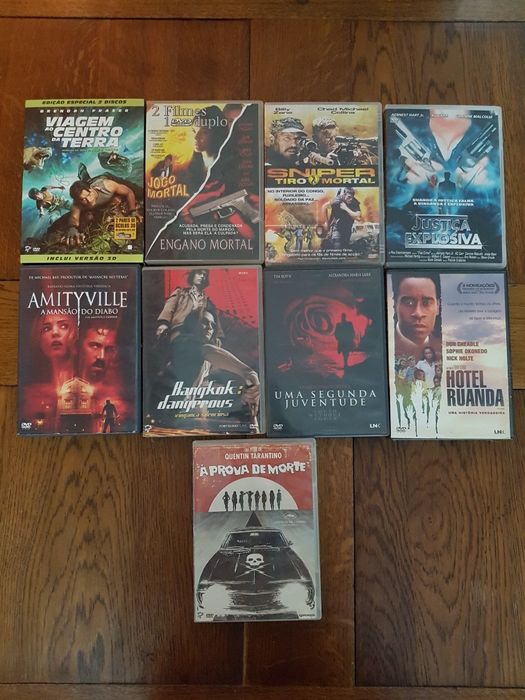 Para venda pack com 89 DVDs originais