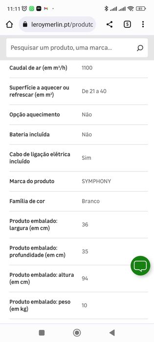 Climatizador diet 22l