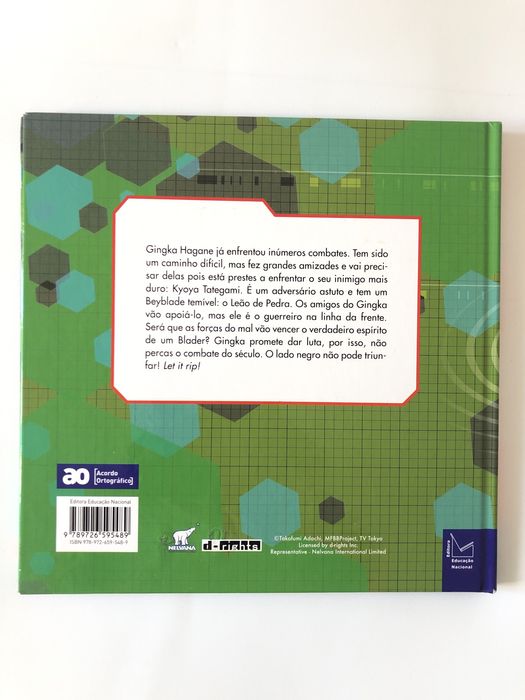 Livro infantil Coleçao Beyblade Metal Fusion