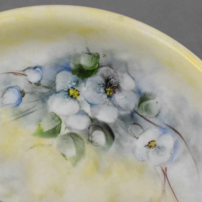 PRATO pintado à mão - assinado Ilda 85