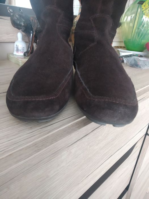 Kozaki damskie Tommy Hilfiger, skóra!