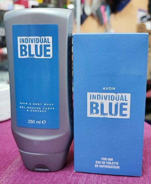 Подарочный набор Чоловічий набір Individual Blue Avon
