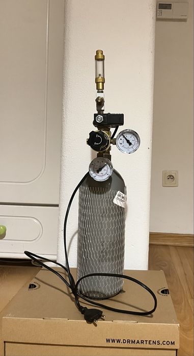 Zestaw, Butla CO2 akwarium