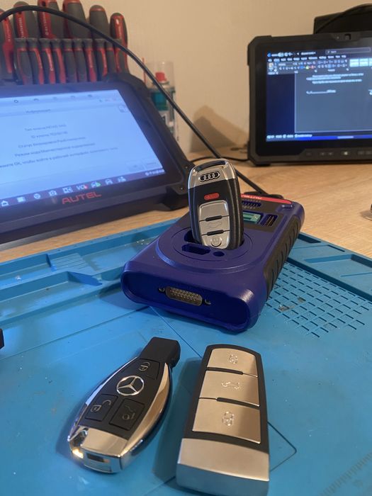 Программування ключів Bmw Mersedes, привязка EVL ESL ISM DSM FEM CAS