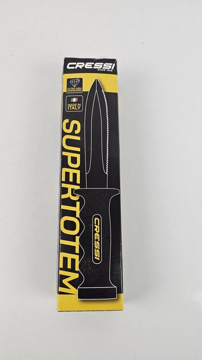 Cressi Supertotem RC550000 Nóż do nurkowania 23,2 cm czarny