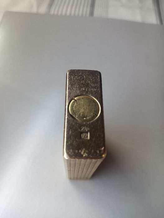Isqueiro S.T. Dupont Ligne 1 Ouro 20 Mícrons (Vintage - A Funcionar)
