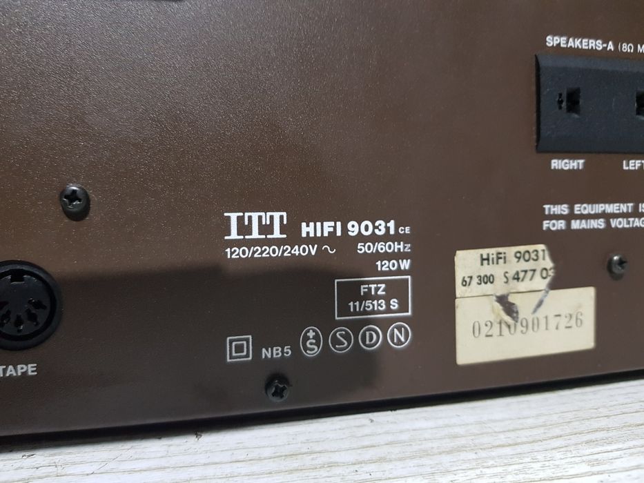 FM/AM Стерео ресивер/підсилювач ITT 9031 2х25Вт  б/у з  Німеччини
