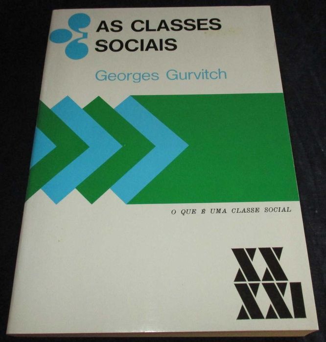 Livro As Classes Sociais Georges Gurvitch XX-XXI