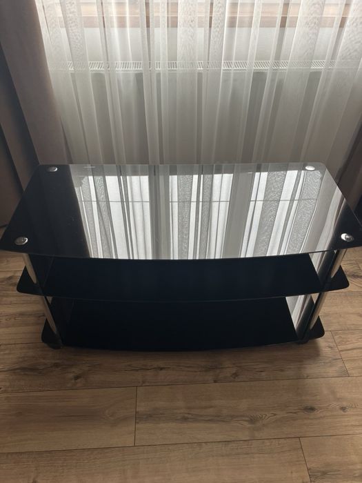 Тумба скляна під телевізор