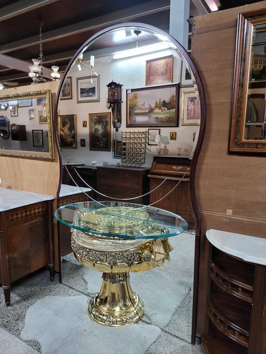 Lindíssima consola com fundo em espelho - óptimo estado