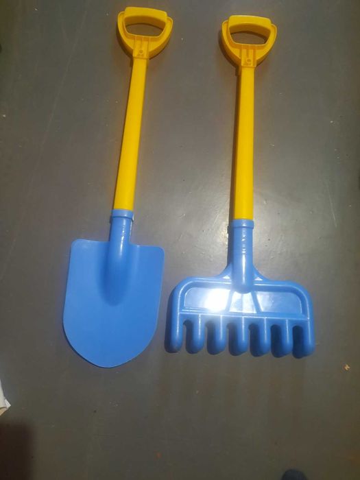 Набір пісочний лопата граблі