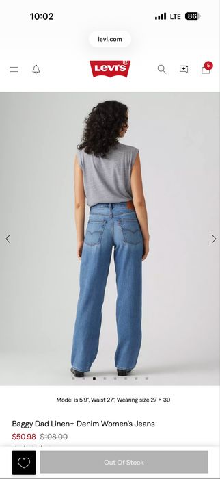 Джинси Levis жіночі